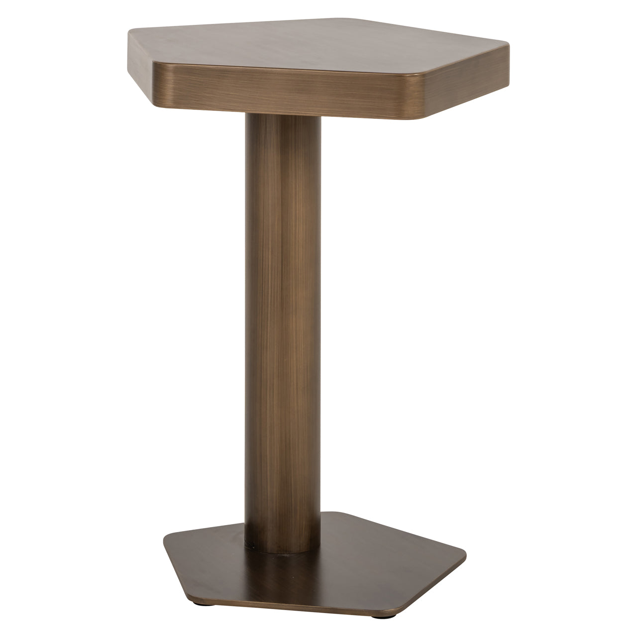 Richmond Möbel | Beistelltisch Hexa | Brushed-gold