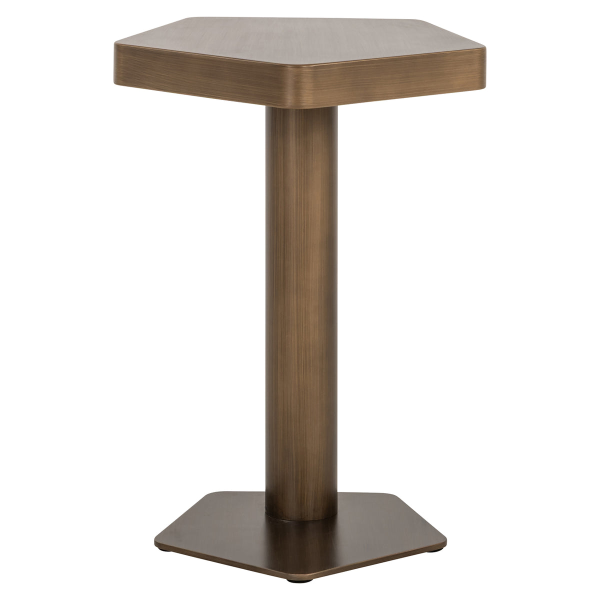 Richmond Möbel Sofabeistelltisch Hexa brushed gold | 213240