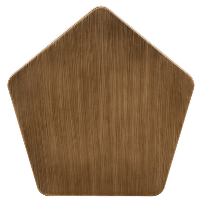 Richmond Möbel Sofabeistelltisch Hexa brushed gold | 213240
