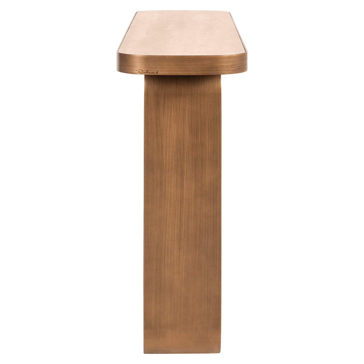 Richmond Möbel Konsole Locarno brushed gold | 213499