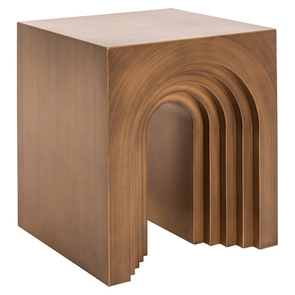 Richmond Möbel | Beistelltisch Vevey | Brushed-gold