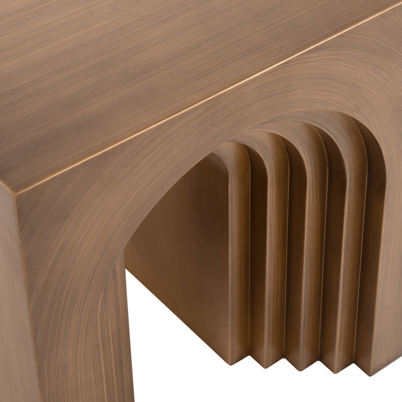 Richmond Möbel | Beistelltisch Vevey | Brushed-gold