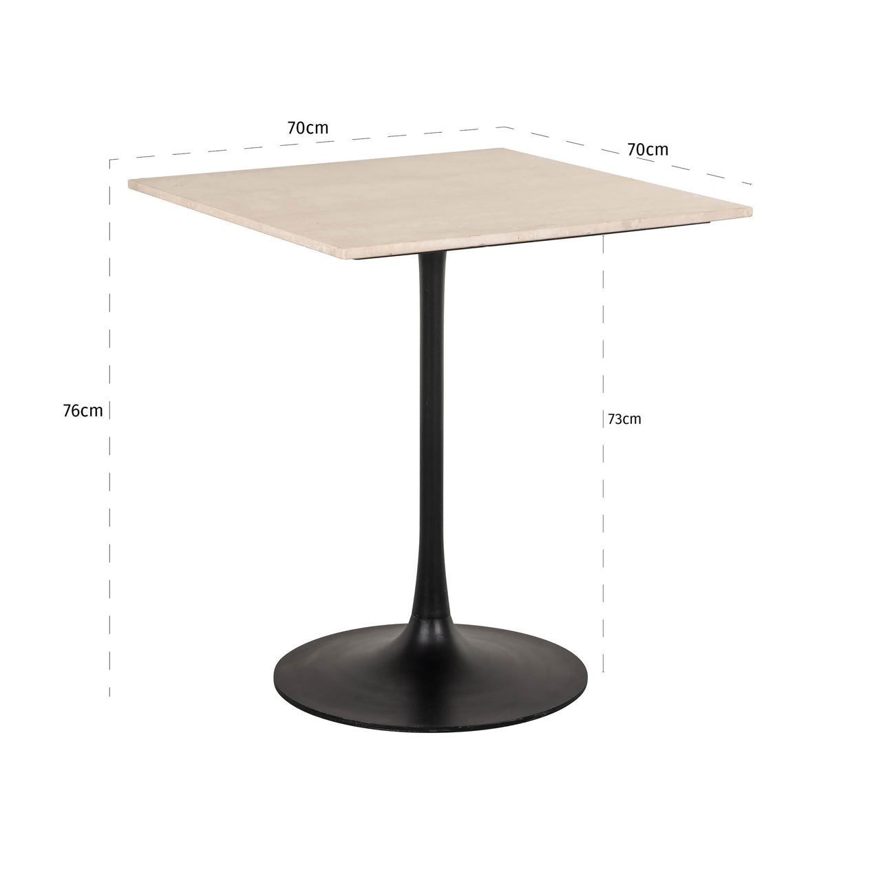 Richmond Möbel | Bistro-Tisch Tavolo | Beige