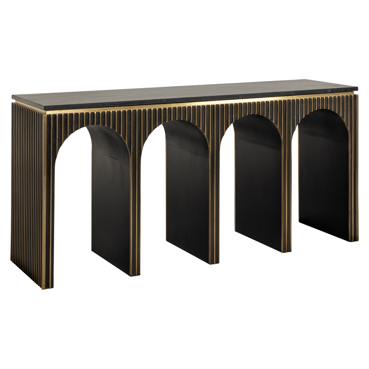 Richmond Möbel | Konsole Les Arcs | Brushed-gold