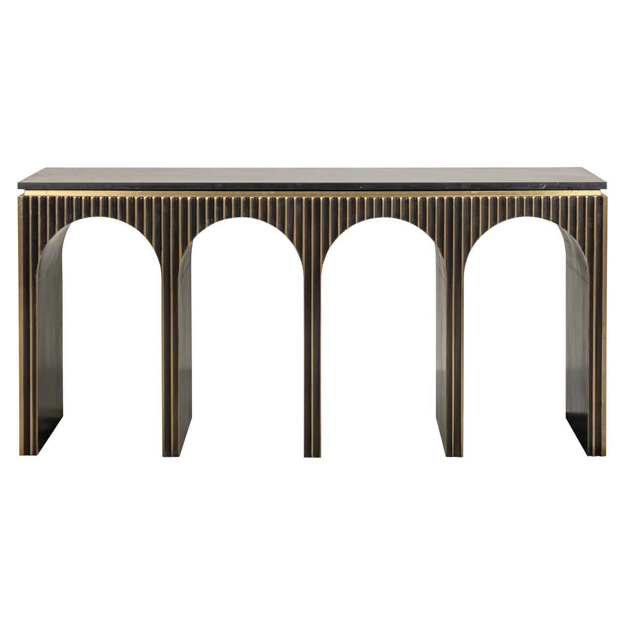 Richmond Möbel | Konsole Les Arcs | Brushed-gold