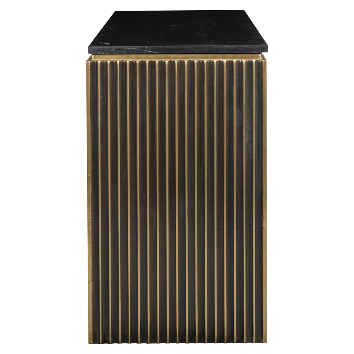 Richmond Möbel Konsole Les Arcs brushed gold | 212980