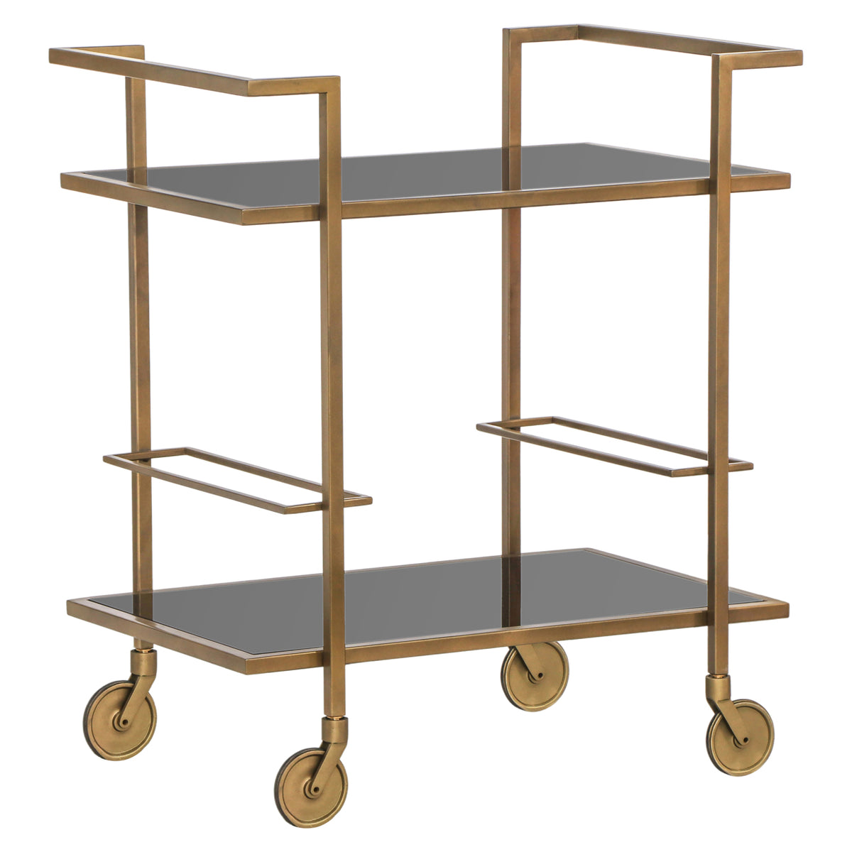 Richmond Möbel Servierwagen Xo brushed gold | 212969