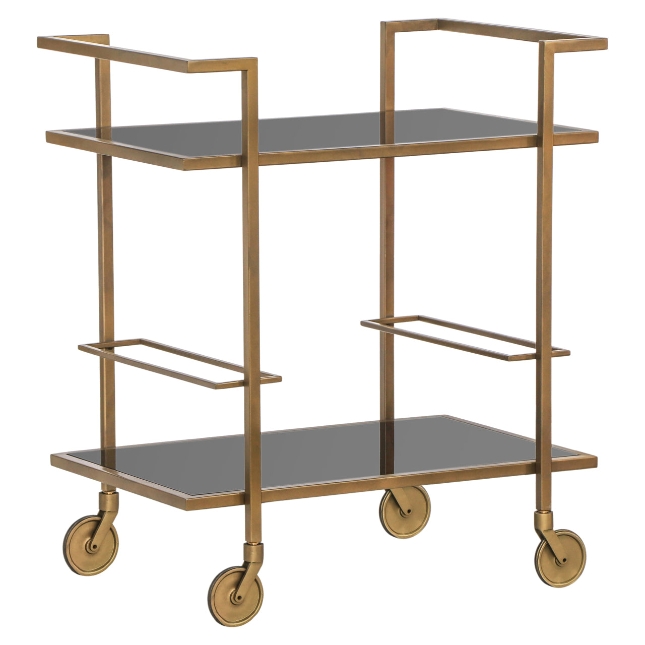 Richmond Möbel | Servierwagen Xo | Brushed-gold
