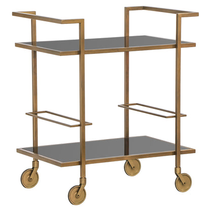Richmond Möbel | Servierwagen Xo | Brushed-gold