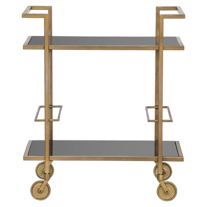 Richmond Möbel | Servierwagen Xo | Brushed-gold