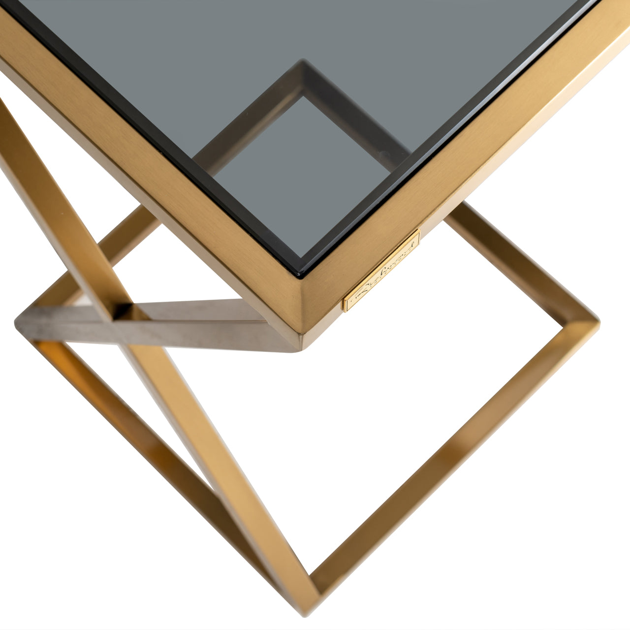 Richmond Möbel | Beistelltisch Paramount | Brushed-gold