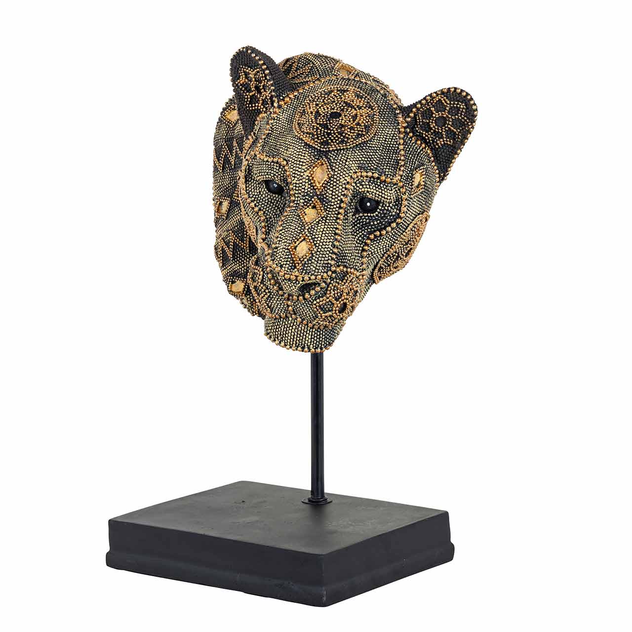 Richmond Möbel | Deko-Objekt Panther Yaro | Gold