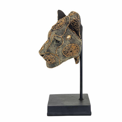Richmond Möbel | Deko-Objekt Panther Yaro | Gold