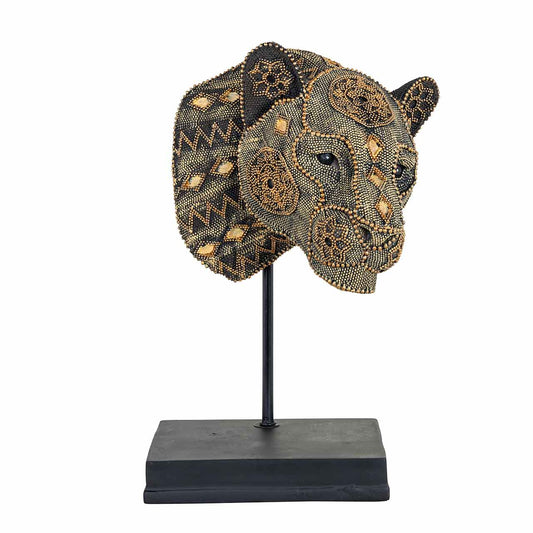 Richmond Möbel | Deko-Objekt Panther Yaro | Gold