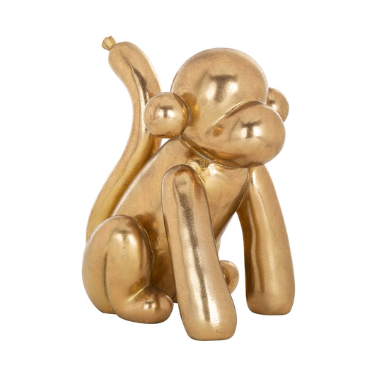 Richmond Möbel Dekoratives Objekt Monkey gold | 210664