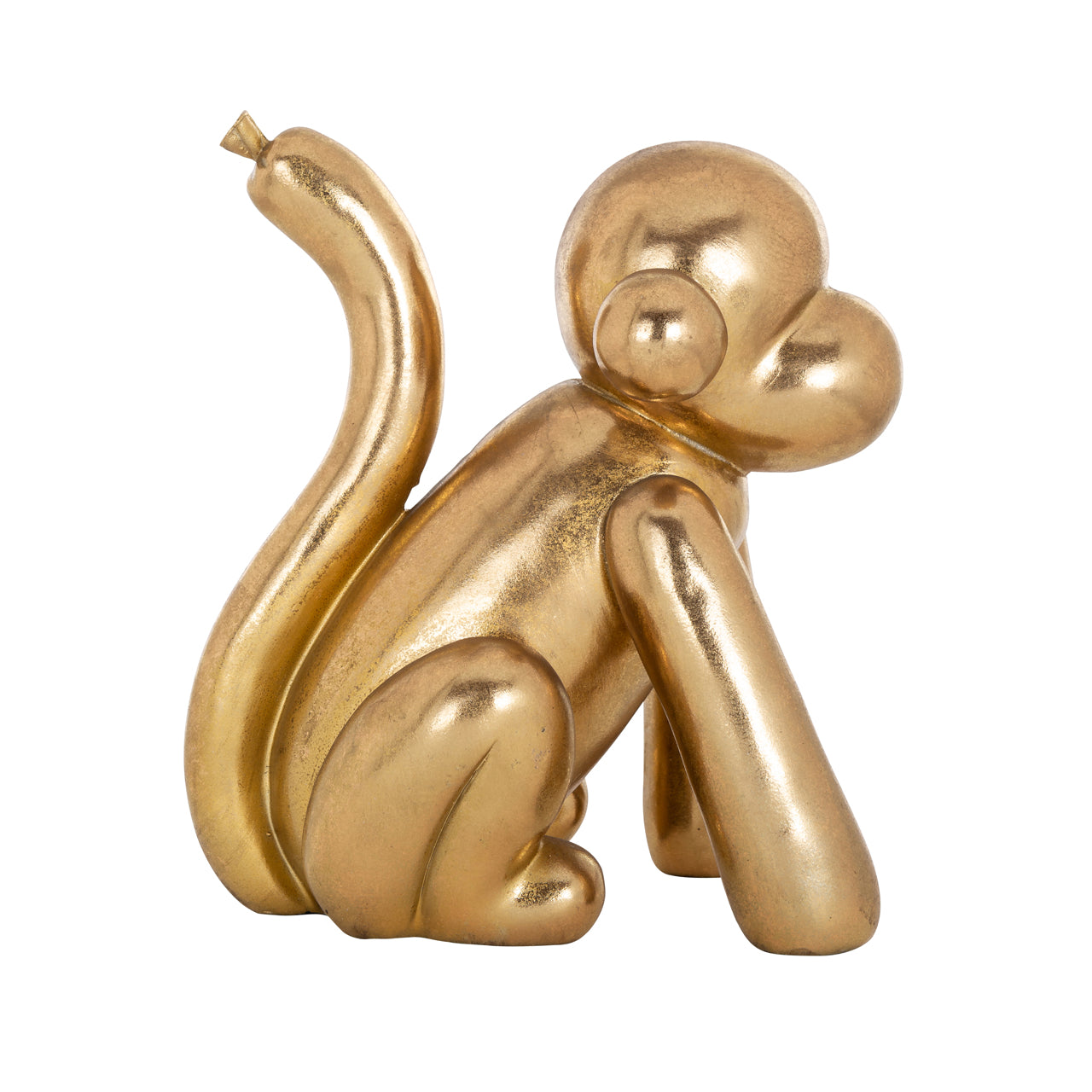 Richmond Möbel | Dekoratives Objekt Monkey | Gold