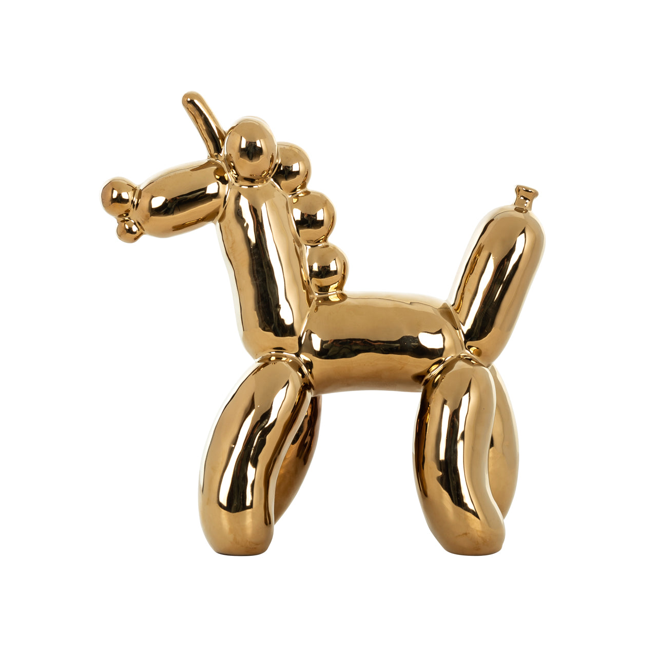 Richmond Möbel | Dekoratives Objekt Balloonicorn | Gold