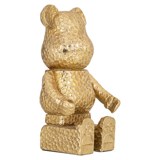 Richmond Möbel Dekoratives Objekt Bear sitting gold | 210840