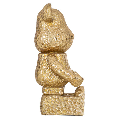 Richmond Möbel | Dekoratives Objekt Bear sitting | Gold