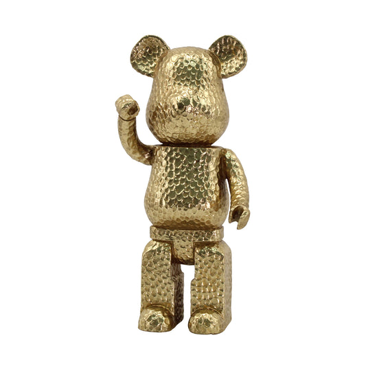 Richmond Möbel Dekoratives Objekt Bear standing gold | 210841