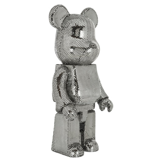 Richmond Möbel | Dekoratives Objekt Bear silver large | silver