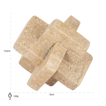 Richmond Möbel | Dekoratives Objekt Mony | Beige