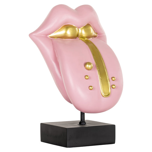Richmond Möbel | Dekoratives Objekt Tongue | Pink