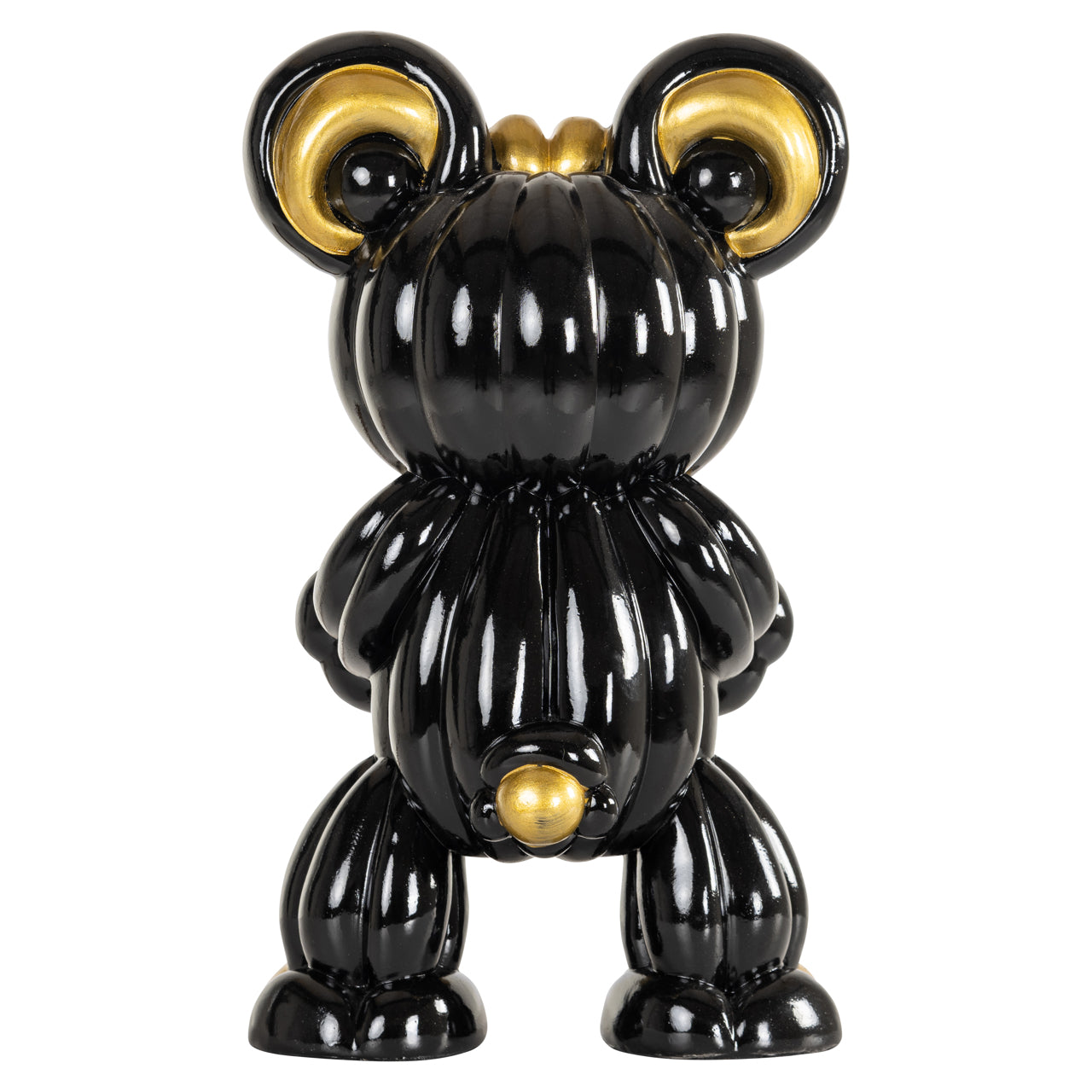 Richmond Möbel | Dekoratives Objekt Silly | Black-gold