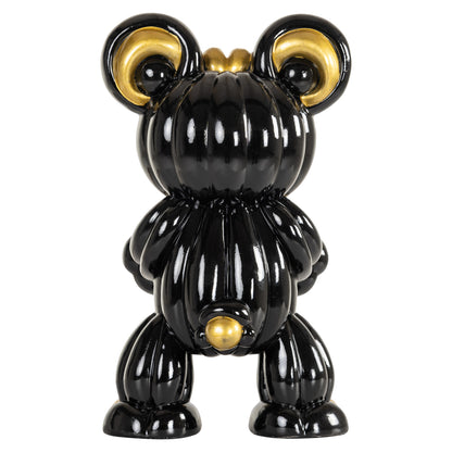 Richmond Möbel | Dekoratives Objekt Silly | Black-gold
