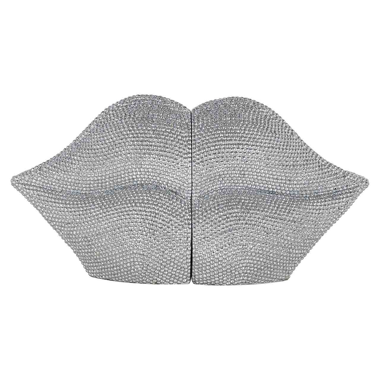 Richmond Möbel | Deko-Objekt Buchständer Kiss | Silber