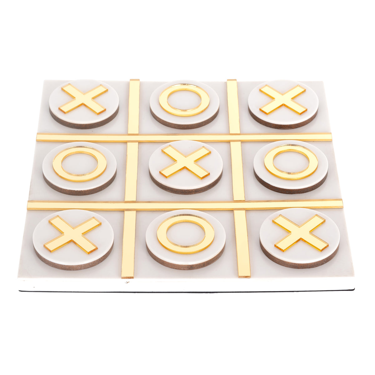 Richmond Möbel Dekoratives Spiel Maylie Tic-Tac-Toe white | 211135