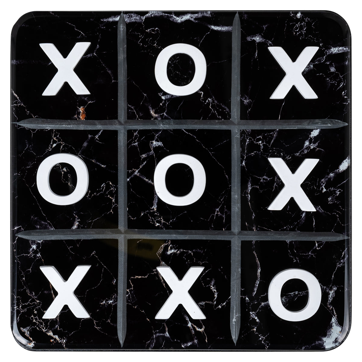 Richmond Möbel Dekoratives Spiel Trixi Tic-Tac-Toe black/white | 211494