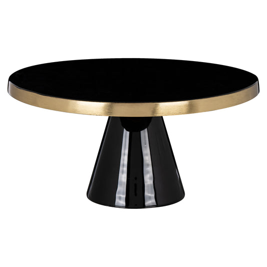 Richmond Möbel Kuchenplatte Elena black/gold | 211487