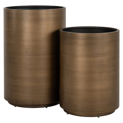 Richmond Möbel Pflanzgefäß Dira brushed gold | 213236