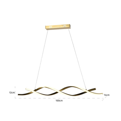 Richmond Möbel | Pendelleuchte Lorine | Brushed-gold
