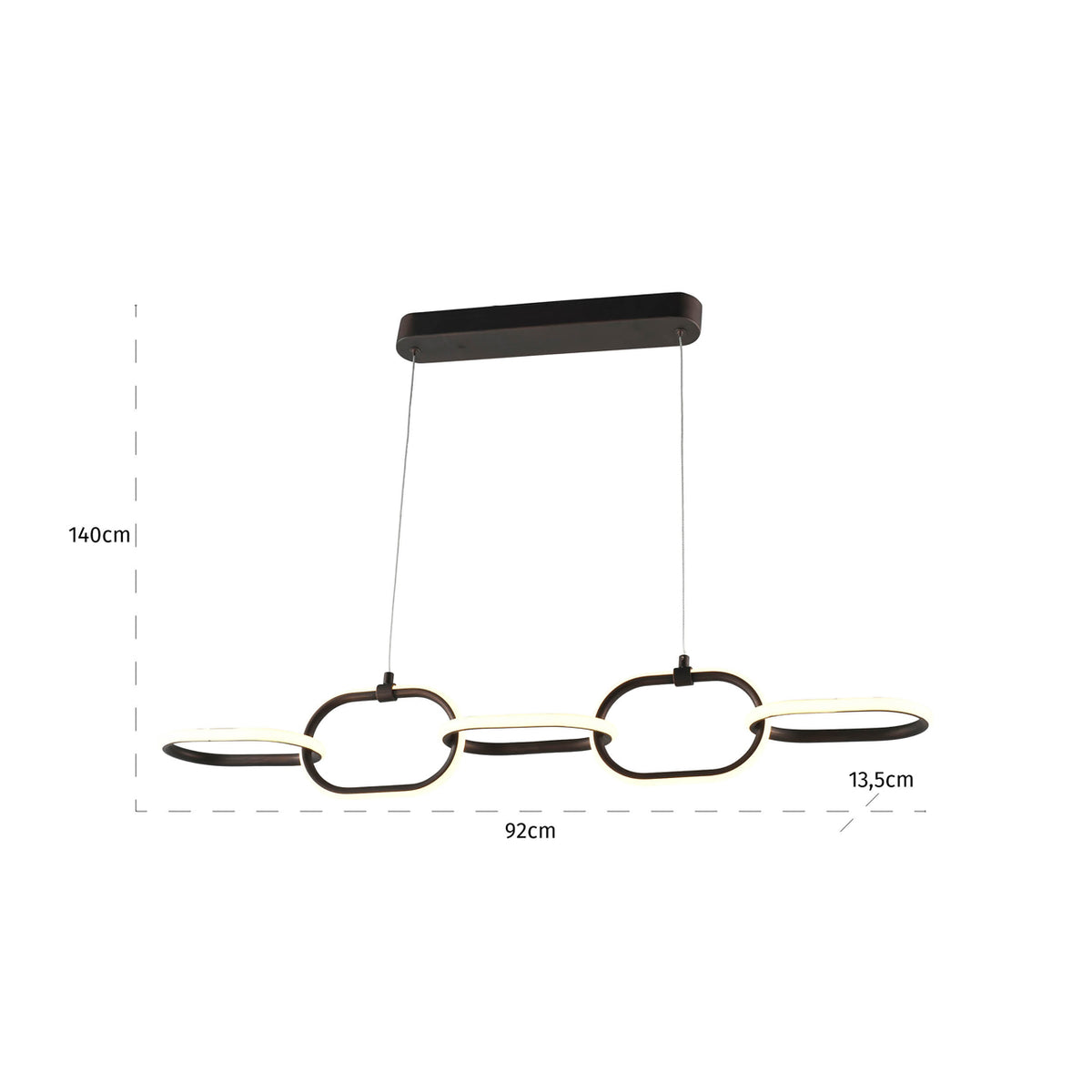 Richmond Möbel Pendelleuchte Layn bronze | 213257