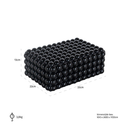 Richmond Möbel | Aufbewahrungsbox Batool | Black