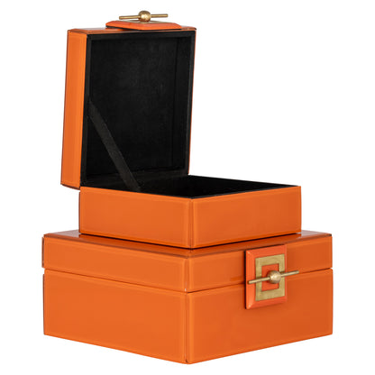 Richmond Möbel Aufbewahrungsbox Bodine orange | 212095