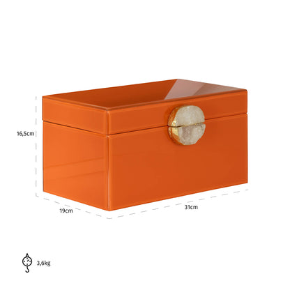 Richmond Möbel | Aufbewahrungsbox Lia | Orange