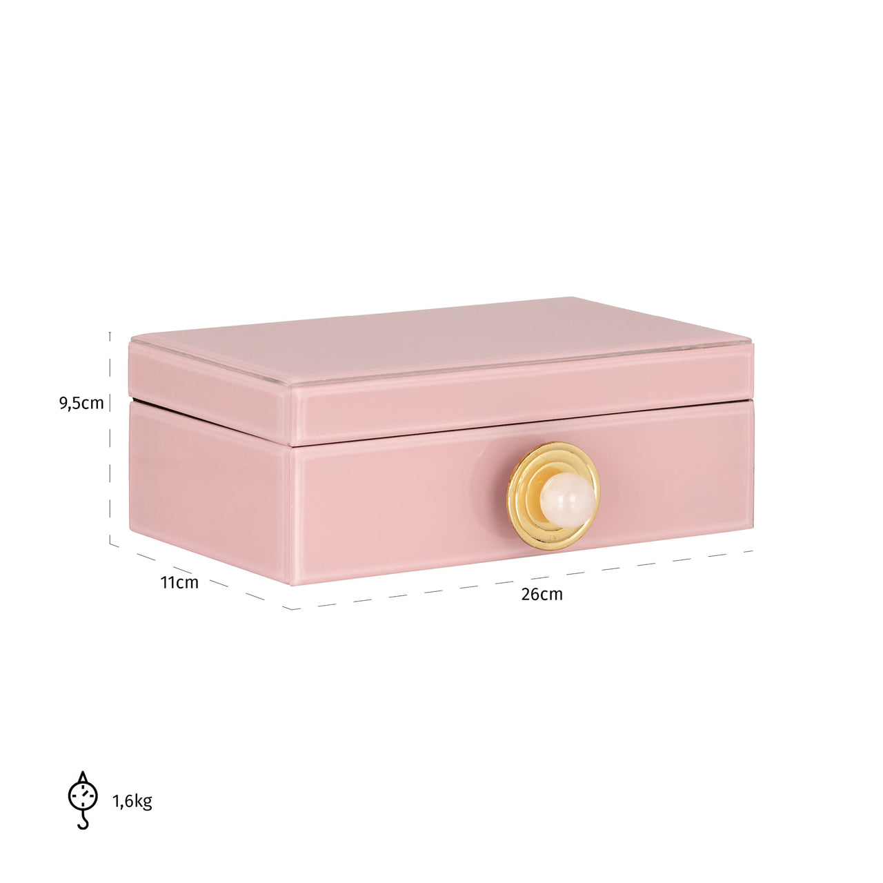 Richmond Möbel | Aufbewahrungsbox Jamila | Pink