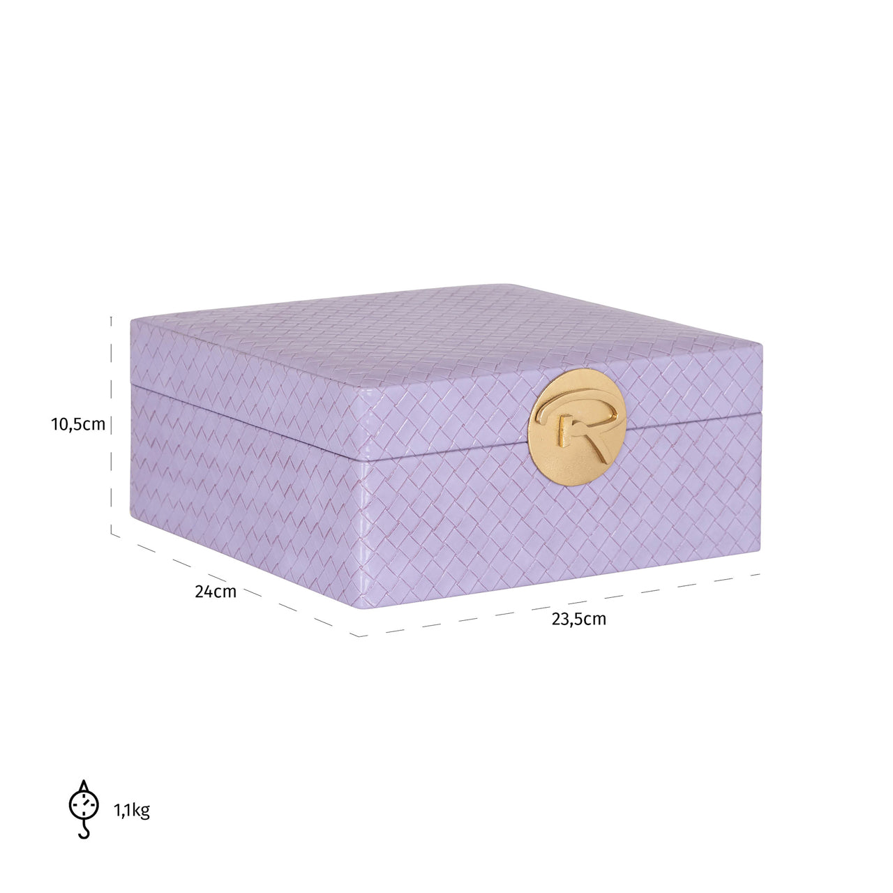 Richmond Möbel | Aufbewahrungsbox Joelle | Purple