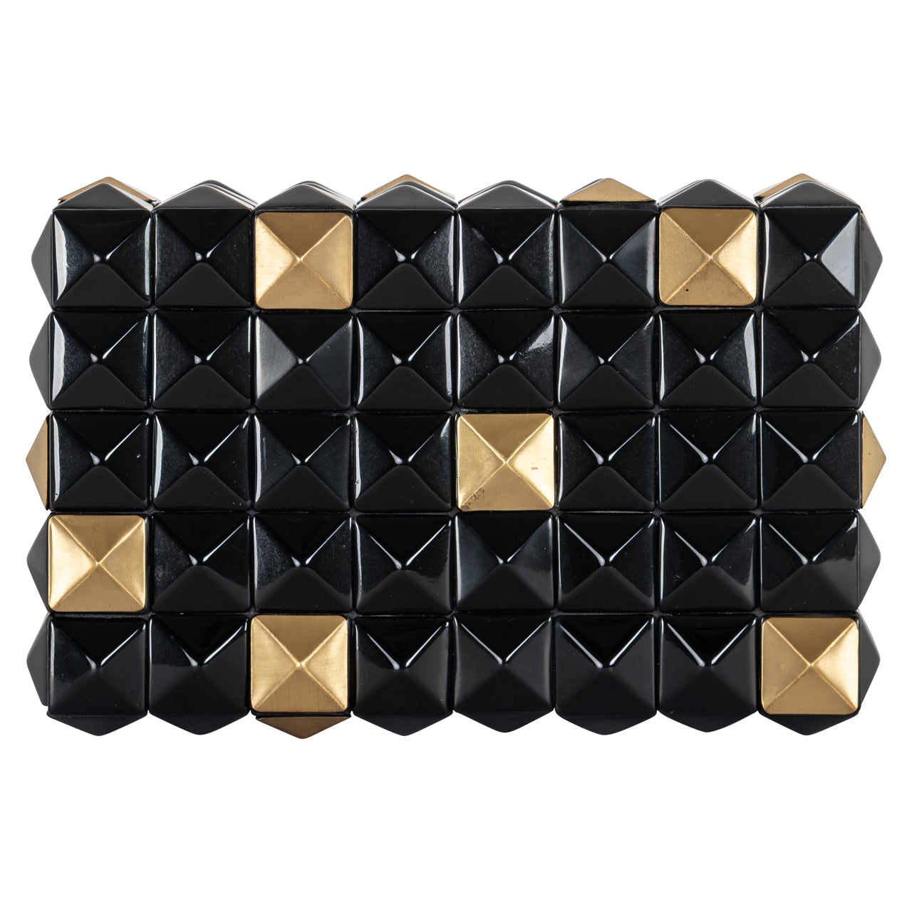 Richmond Möbel | Aufbewahrungsbox Velicia | Black-gold