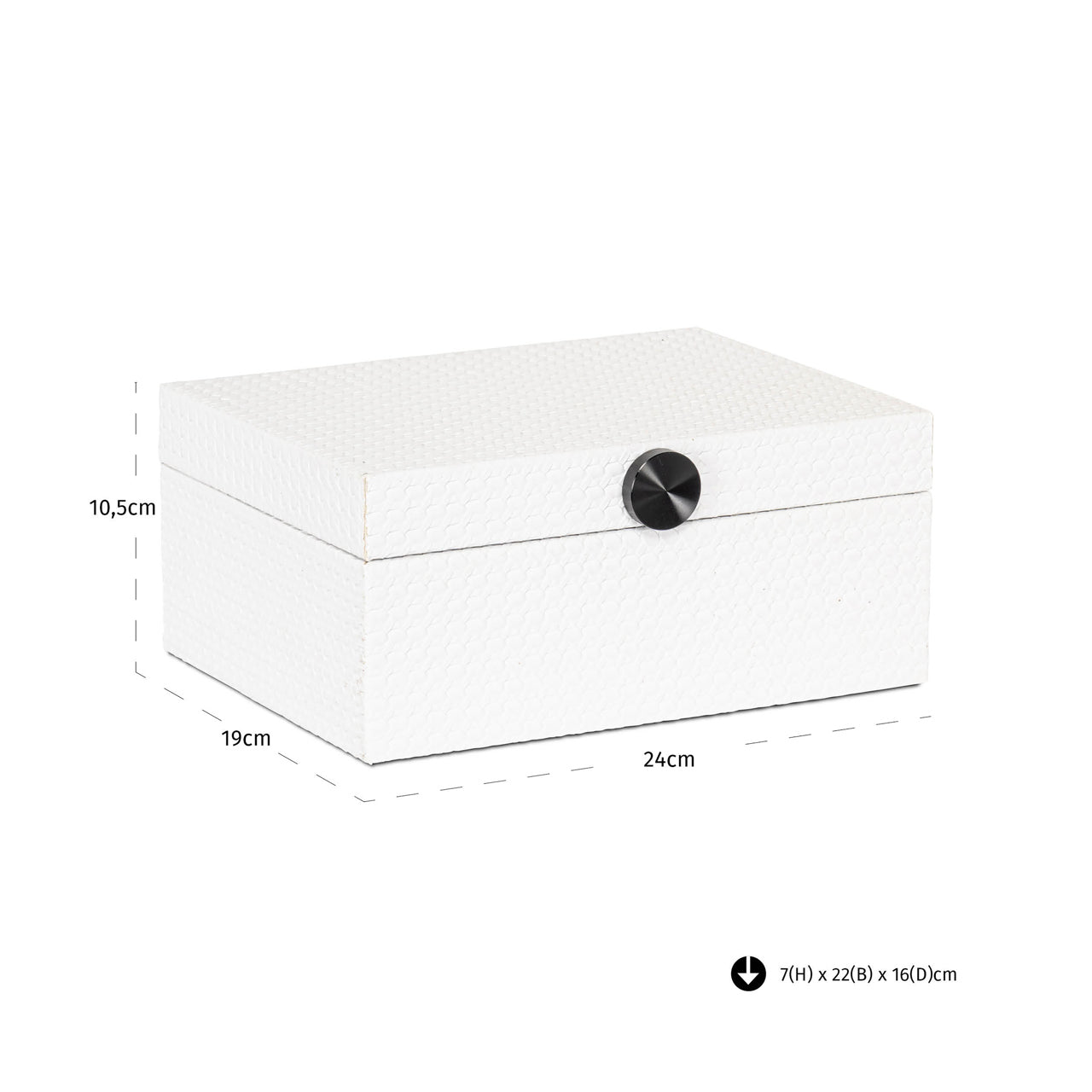 Richmond Möbel | Aufbewahrungsbox Myrth | White