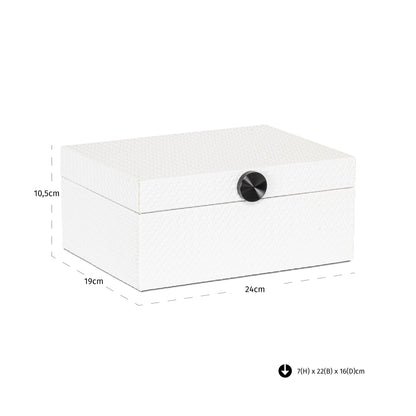 Richmond Möbel | Aufbewahrungsbox Myrth | White