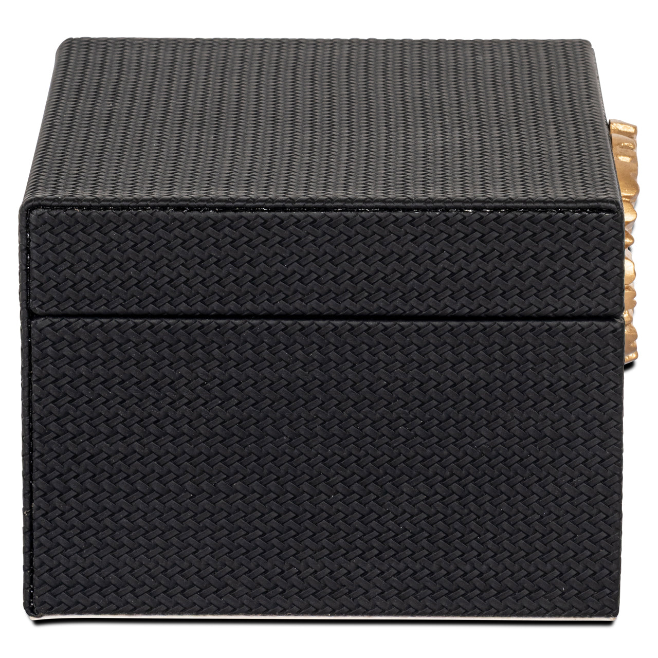 Richmond Möbel | Aufbewahrungsbox Amal | Black-gold