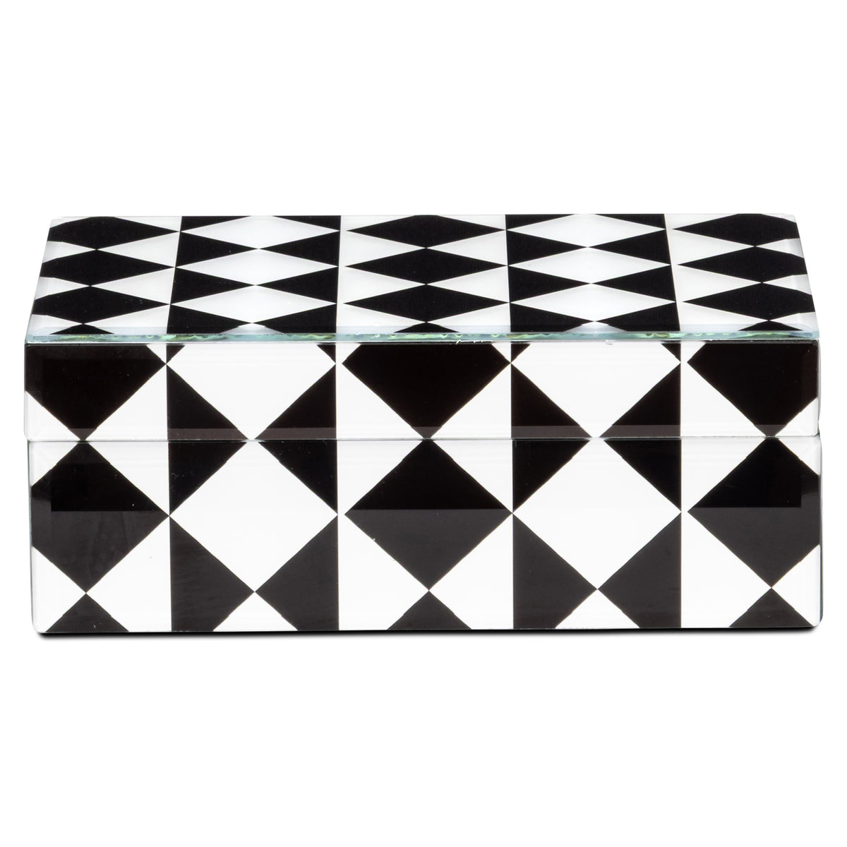 Richmond Möbel Aufbewahrungsbox Silas black/white | 213542
