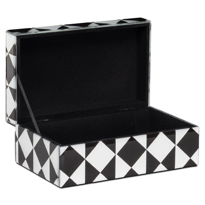 Richmond Möbel | Aufbewahrungsbox Silas | Black-white