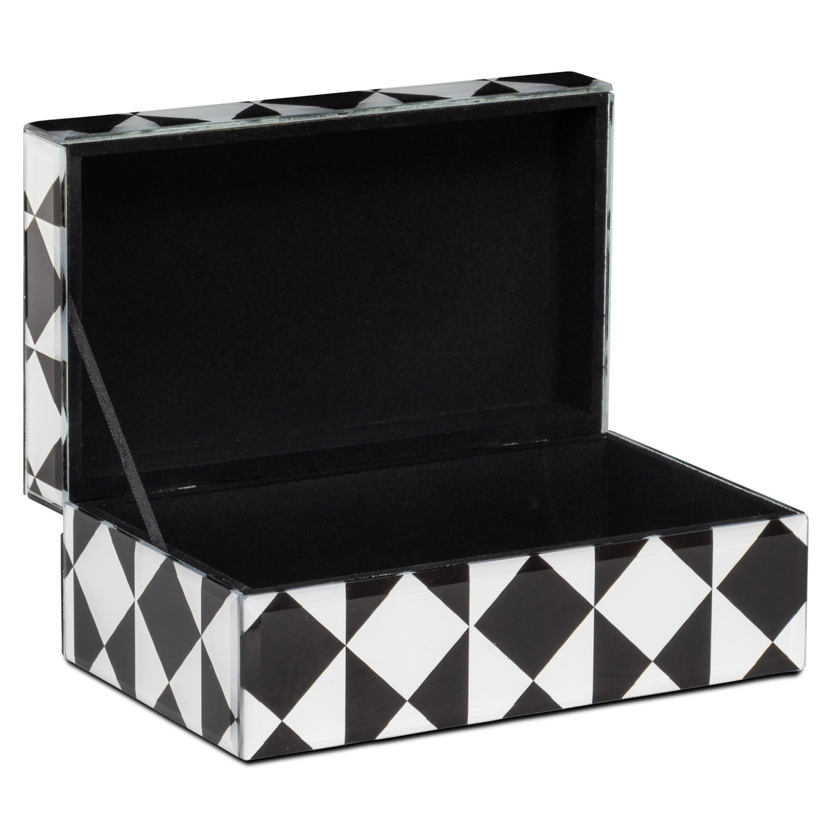Richmond Möbel Aufbewahrungsbox Silas black/white | 213542