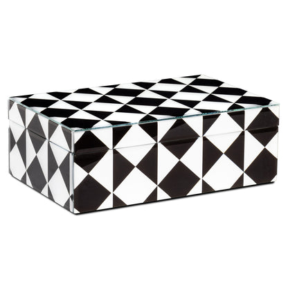 Richmond Möbel | Aufbewahrungsbox Silas | Black-white