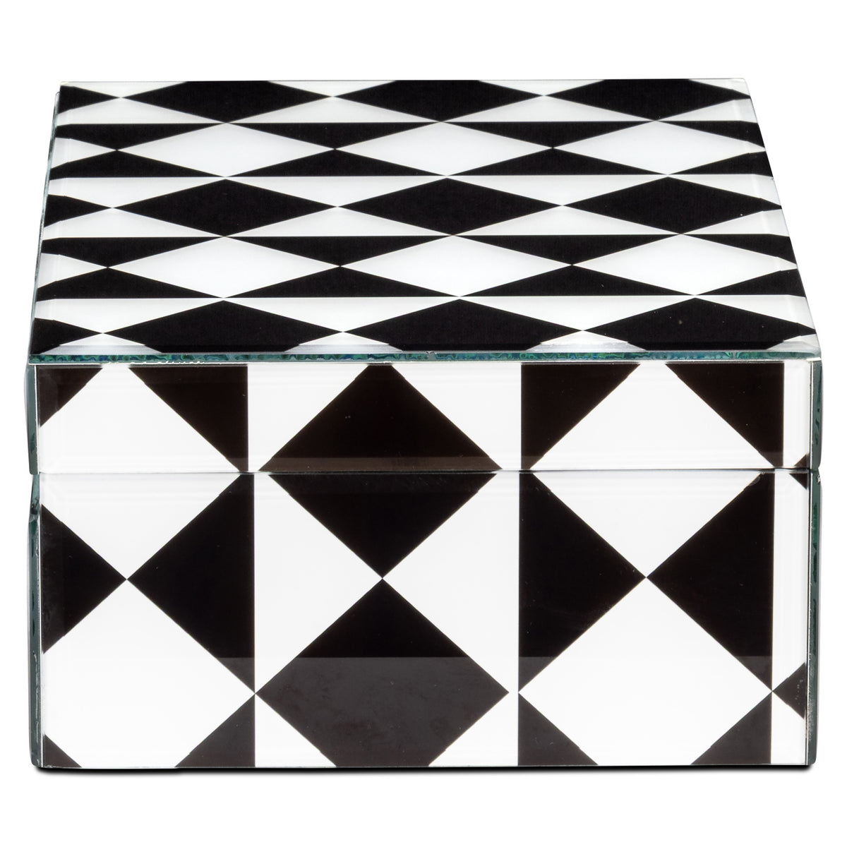 Richmond Möbel Aufbewahrungsbox Silas black/white | 213543